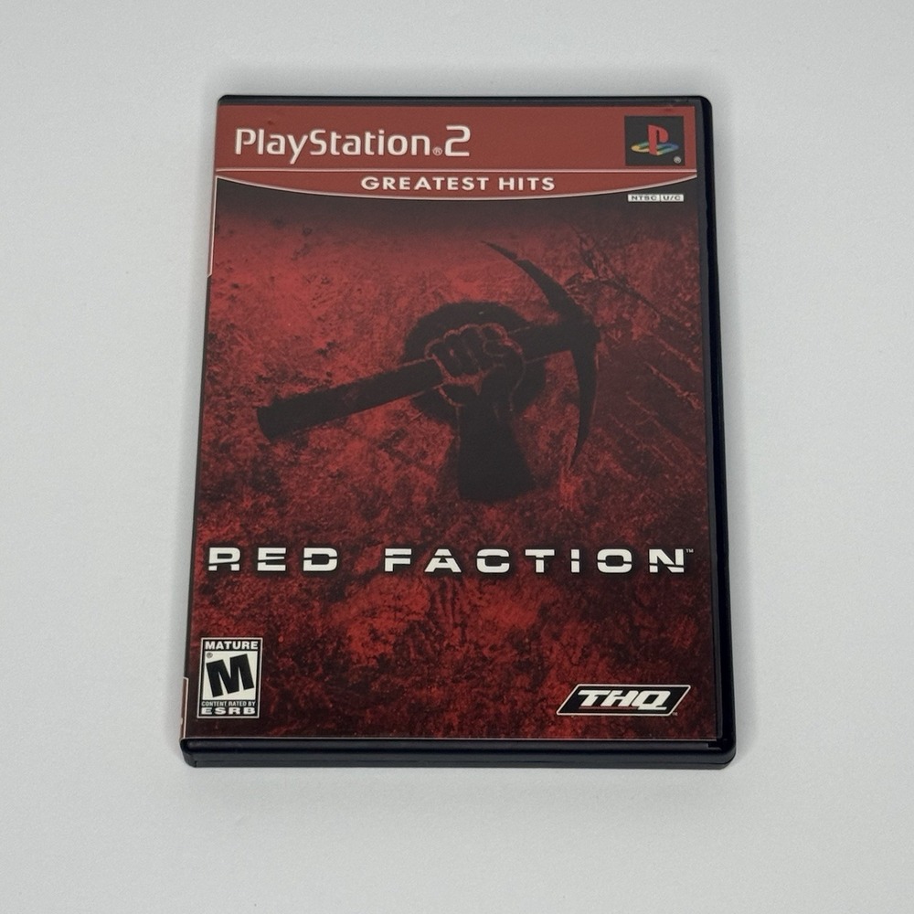 Red Faction (Sony PlayStation 2, 2002) CIB Tested Working